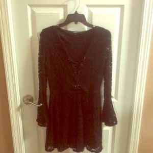 Lacey black dress